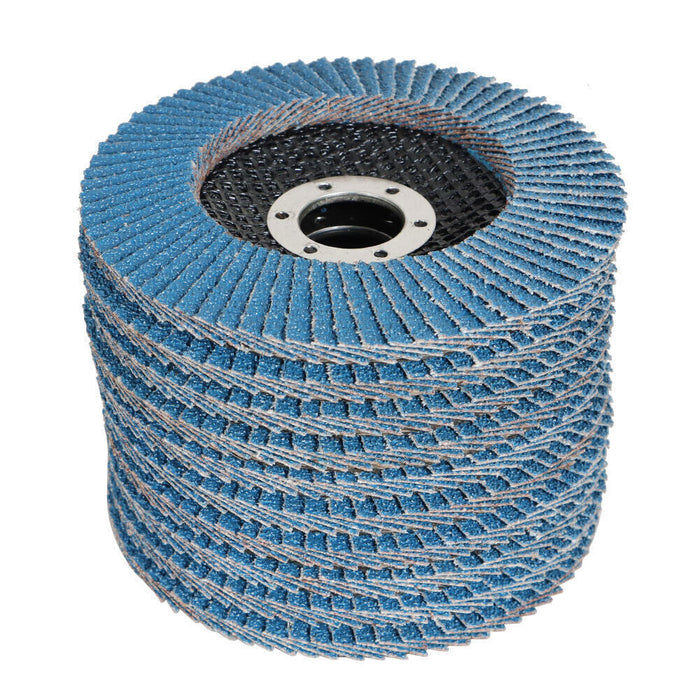 DURAFORCE 100 Pack 80 Grit 4.5''x7/8'' Premium Zirconia Flap Disc Sanding Grinding T29 New