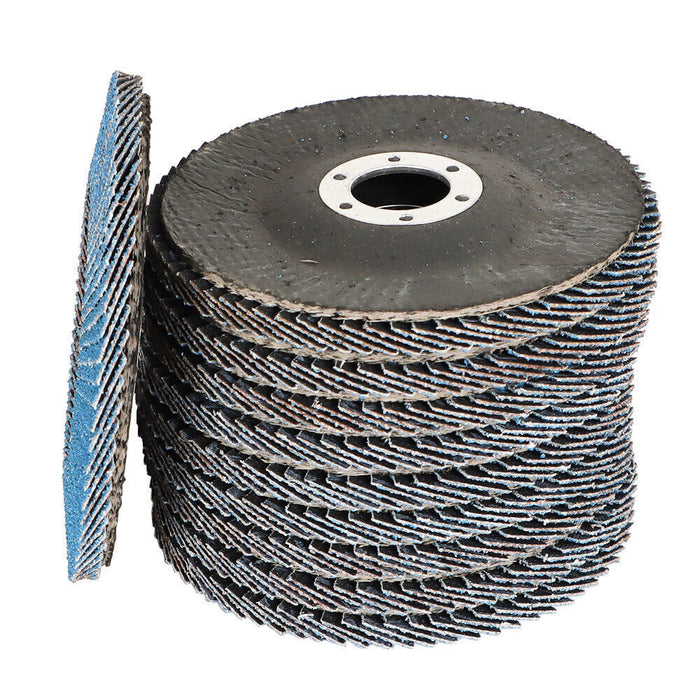 DURAFORCE 100 Pack 80 Grit 4.5''x7/8'' Premium Zirconia Flap Disc Sanding Grinding T29 New