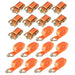 DURAFORCE 10-Set 1.5" x 20' (38mm*6m) 4000-lbs Ratchet Straps J Hook Heavy Duty Tie Downs