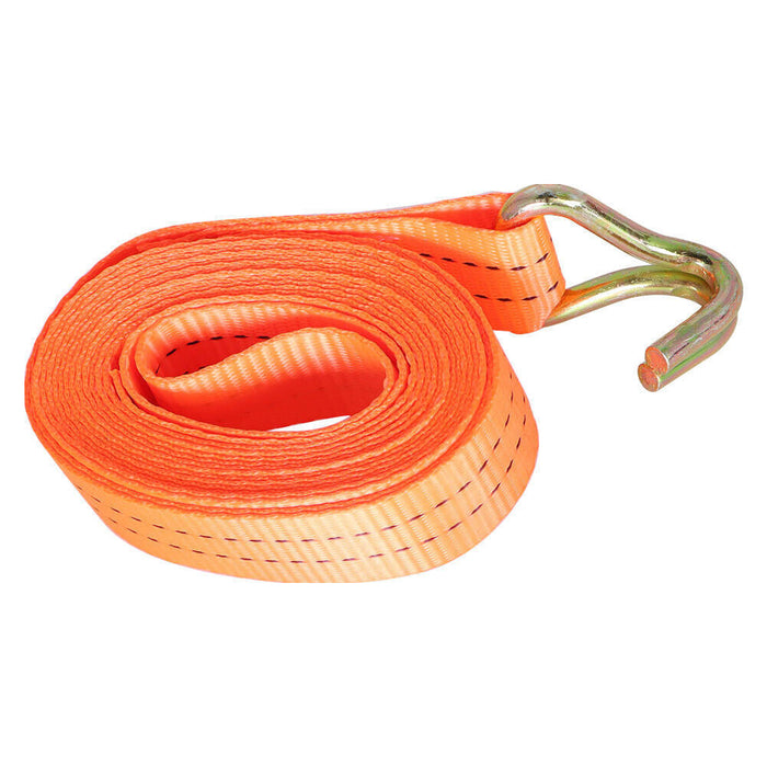 DURAFORCE 10-Set 1.5" x 20' (38mm*6m) 4000-lbs Ratchet Straps J Hook Heavy Duty Tie Downs