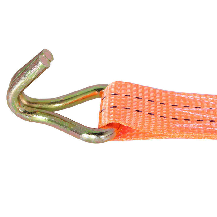 DURAFORCE 10-Set 1.5" x 20' (38mm*6m) 4000-lbs Ratchet Straps J Hook Heavy Duty Tie Downs