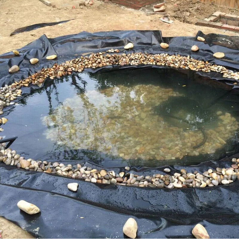 DURAFORCE 10Ft x 13Ft HDPE Fish Liner Pond Liners For Waterfall Koi Pondsand Water Garden