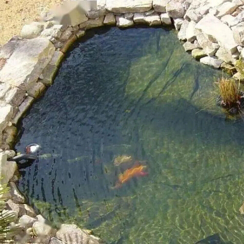 DURAFORCE 10Ft x 13Ft HDPE Fish Liner Pond Liners For Waterfall Koi Pondsand Water Garden