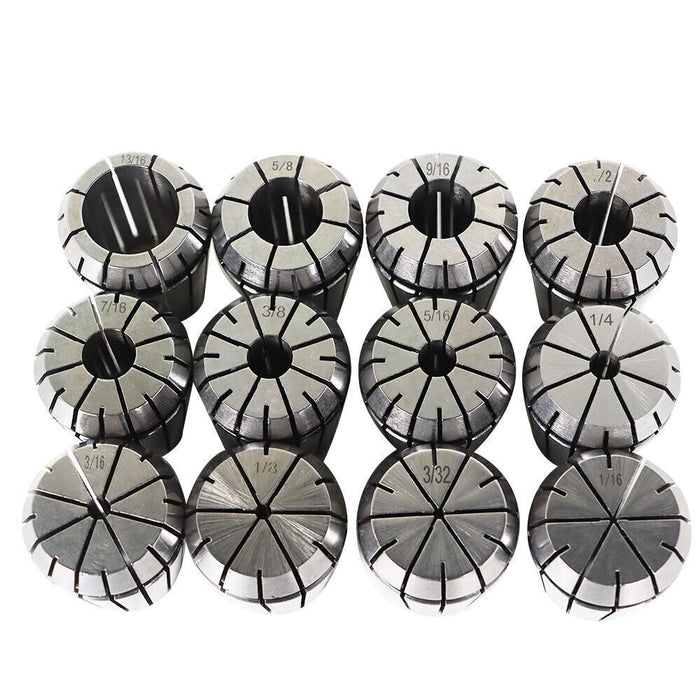 DURAFORCE 14-Pieces ER-32 NMTB 40 Spring Collet Chuck Set Accuracy to .0005" New