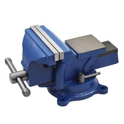DURAFORCE 6 Inch Heavy Duty Bench Vise with Anvil Swivel Table Top Clamp Locking Base New