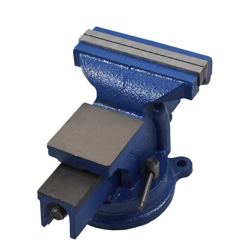 DURAFORCE 6 Inch Heavy Duty Bench Vise with Anvil Swivel Table Top Clamp Locking Base New