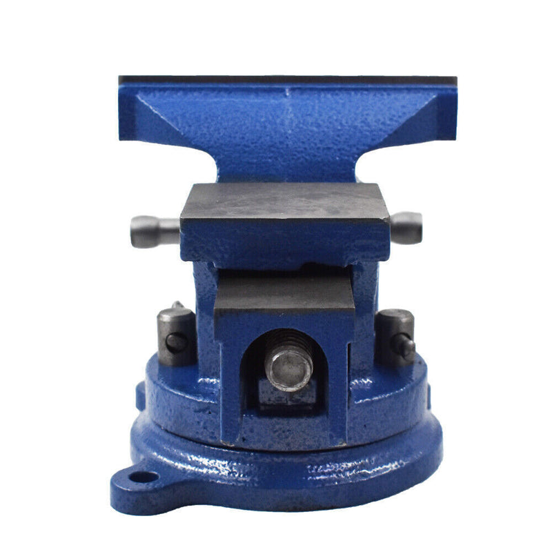DURAFORCE 6 Inch Heavy Duty Bench Vise with Anvil Swivel Table Top Clamp Locking Base New