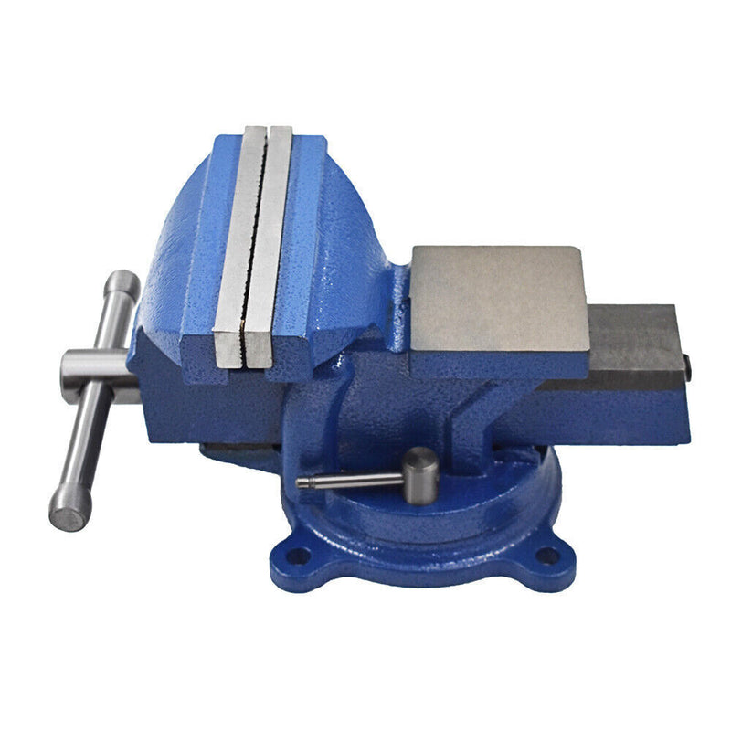 DURAFORCE 6 Inch Heavy Duty Bench Vise with Anvil Swivel Table Top Clamp Locking Base New