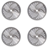 DURAFORCE 4 Pack 10" x 80T Replace For Cutter Trimmer Weed Eater Carbide Tip Brush Blades