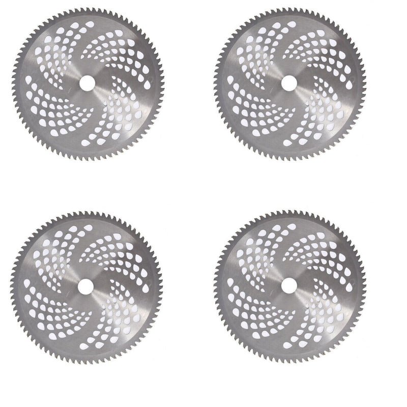 DURAFORCE 4 Pack 10" x 80T Replace For Cutter Trimmer Weed Eater Carbide Tip Brush Blades