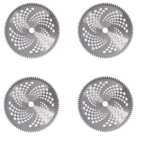 DURAFORCE 4 Pack 10" x 80T Replace For Cutter Trimmer Weed Eater Carbide Tip Brush Blades