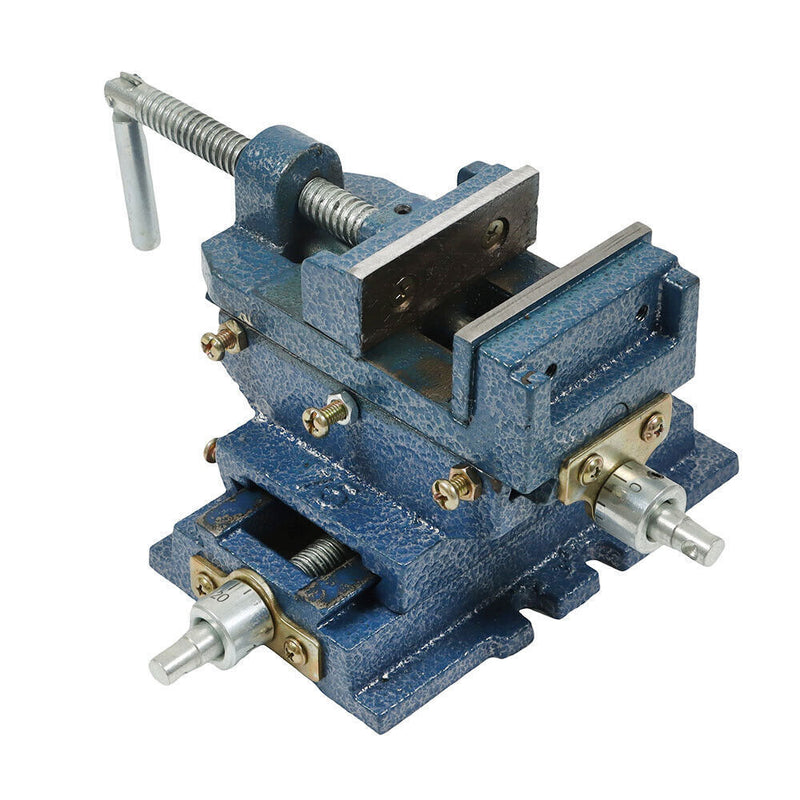 DURAFORCE 3" Cross Sliding Drill Press Vise Slide Vice Heavy Duty Machine Shop Grip Tools