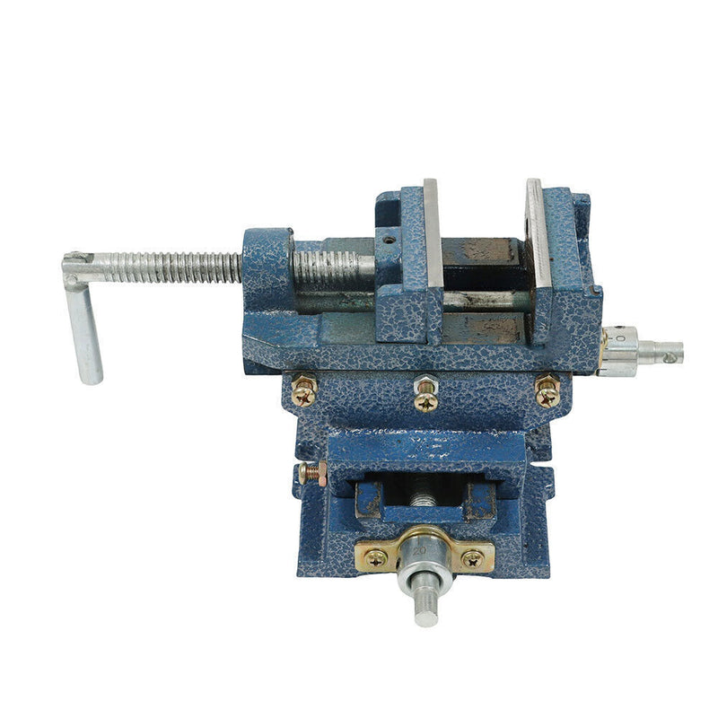 DURAFORCE 3" Cross Sliding Drill Press Vise Slide Vice Heavy Duty Machine Shop Grip Tools