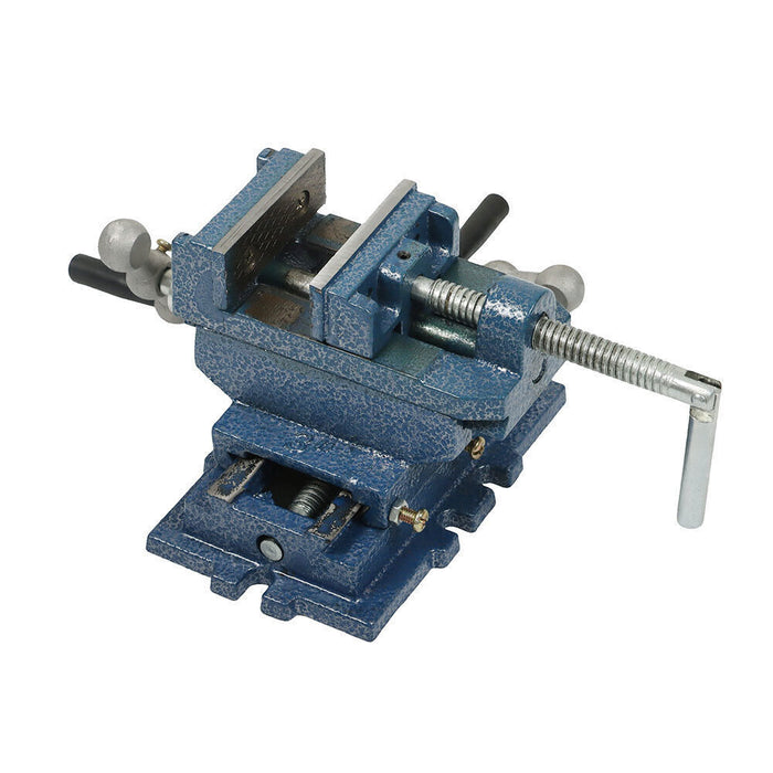 DURAFORCE 3" Cross Sliding Drill Press Vise Slide Vice Heavy Duty Machine Shop Grip Tools