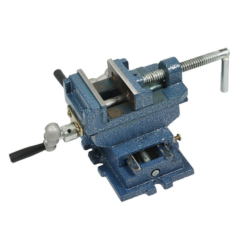 DURAFORCE 3" Cross Sliding Drill Press Vise Slide Vice Heavy Duty Machine Shop Grip Tools