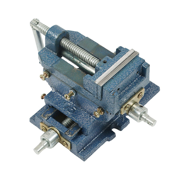DURAFORCE 3" Cross Sliding Drill Press Vise Slide Vice Heavy Duty Machine Shop Grip Tools