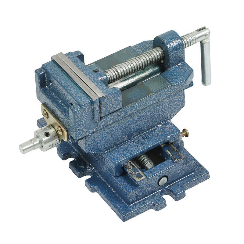DURAFORCE 3" Cross Sliding Drill Press Vise Slide Vice Heavy Duty Machine Shop Grip Tools