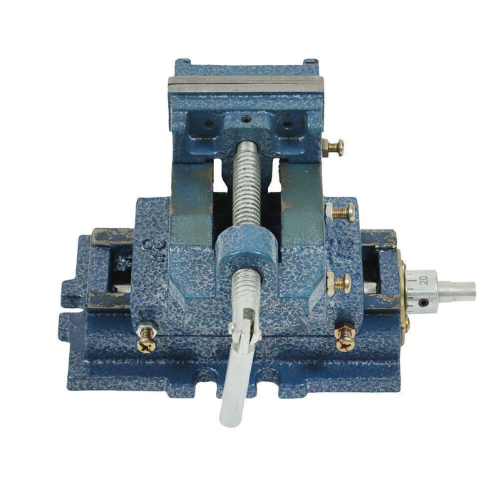 DURAFORCE 3" Cross Sliding Drill Press Vise Slide Vice Heavy Duty Machine Shop Grip Tools