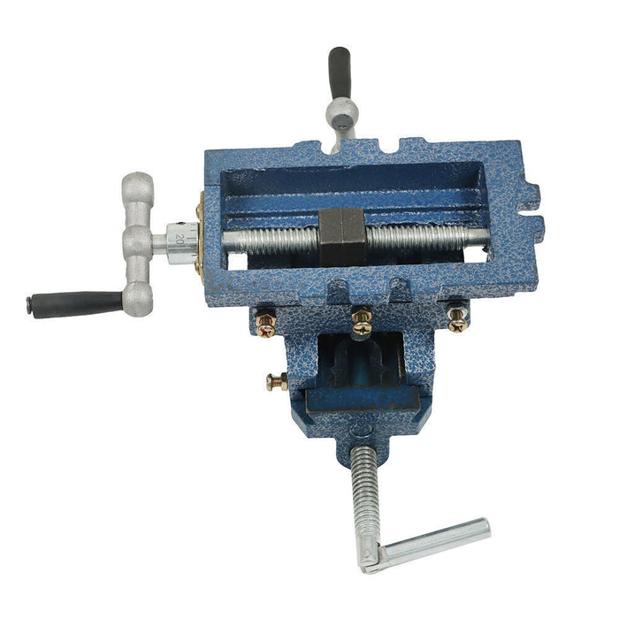 DURAFORCE 3" Cross Sliding Drill Press Vise Slide Vice Heavy Duty Machine Shop Grip Tools