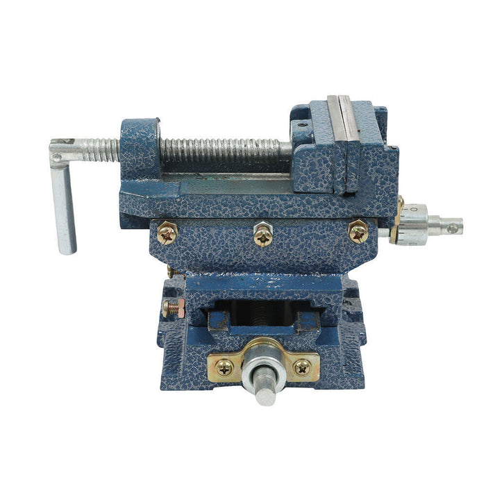 DURAFORCE 3" Cross Sliding Drill Press Vise Slide Vice Heavy Duty Machine Shop Grip Tools