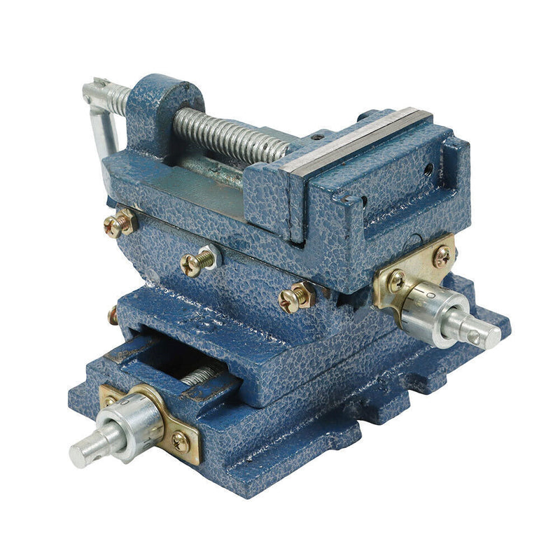 DURAFORCE 3" Cross Sliding Drill Press Vise Slide Vice Heavy Duty Machine Shop Grip Tools