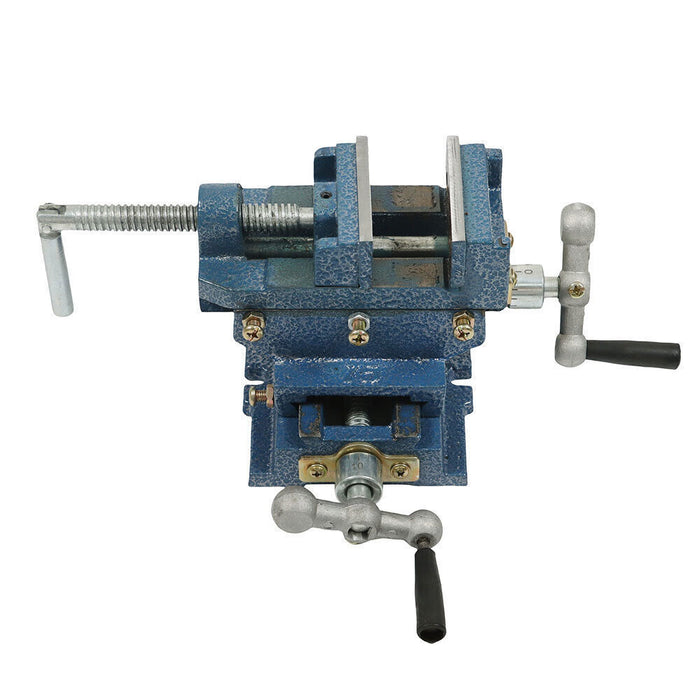 DURAFORCE 3" Cross Sliding Drill Press Vise Slide Vice Heavy Duty Machine Shop Grip Tools