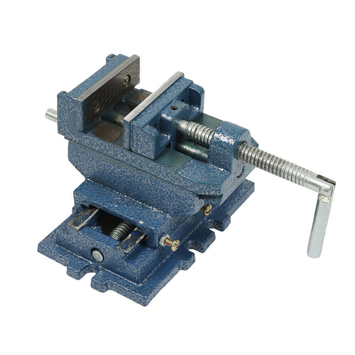DURAFORCE 3" Cross Sliding Drill Press Vise Slide Vice Heavy Duty Machine Shop Grip Tools