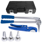 DURAFORCE PEX Expansion Tool Kit Tube Expander And 1/2" 3/4" 1" Expander Heads With Case