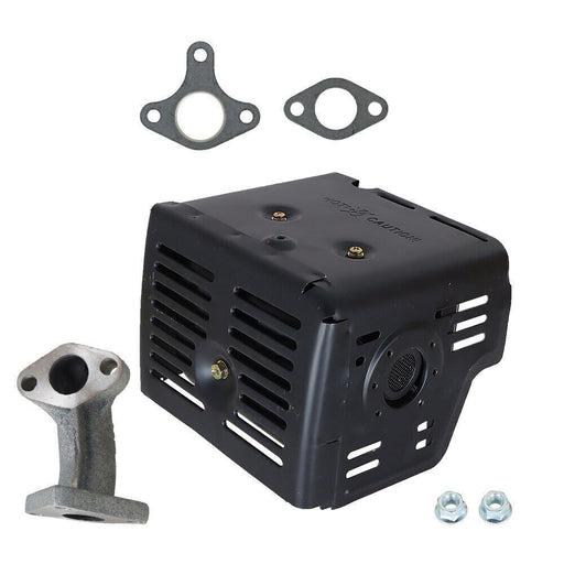 DURAFORCE GX390 Muffler Exhaust Fits For Honda GX340 11HP & 13HP With Manifold & Nuts