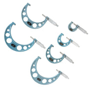 DURAFORCE 0.0001" Precision Outside Micrometer 6Pcs Set 0-6" Carbide Standards Set