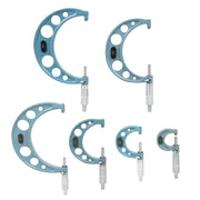 DURAFORCE 0.0001" Precision Outside Micrometer 6Pcs Set 0-6" Carbide Standards Set