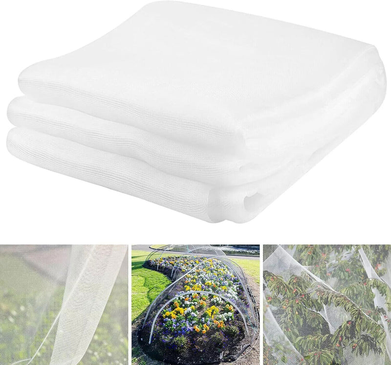 DURAFORCE Mosquito Garden Bug Insect Netting Barrier Bird Net Plant Protect Mesh 10x30FT