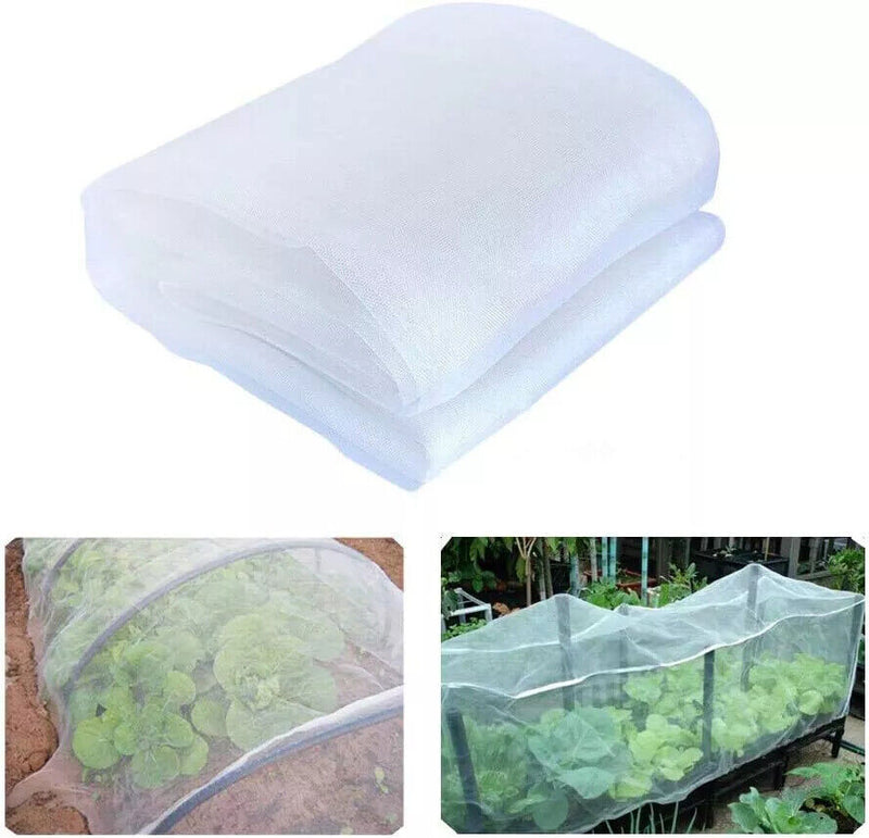 DURAFORCE Mosquito Garden Bug Insect Netting Barrier Bird Net Plant Protect Mesh 10x30FT