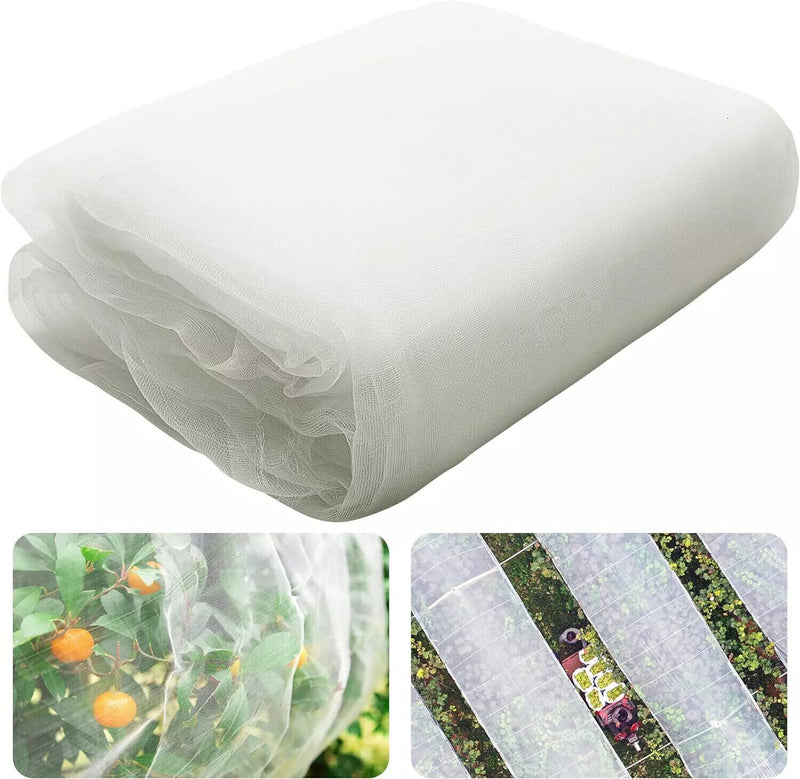 DURAFORCE Mosquito Garden Bug Insect Netting Barrier Bird Net Plant Protect Mesh 10x30FT