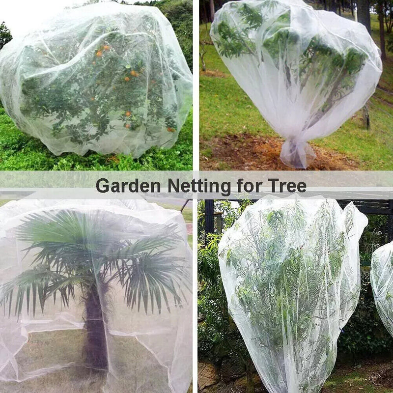DURAFORCE Mosquito Garden Bug Insect Netting Barrier Bird Net Plant Protect Mesh 10x30FT