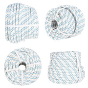 DURAFORCE 5/8" × 150' Double Braid Nylon Polyester Arborist Bull Rope Pulling Rigging Line