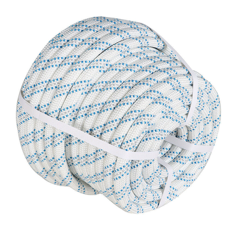 DURAFORCE 5/8" × 150' Double Braid Nylon Polyester Arborist Bull Rope Pulling Rigging Line