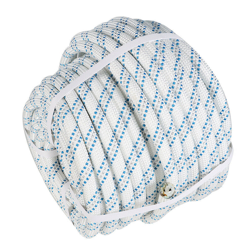 DURAFORCE 5/8" × 150' Double Braid Nylon Polyester Arborist Bull Rope Pulling Rigging Line
