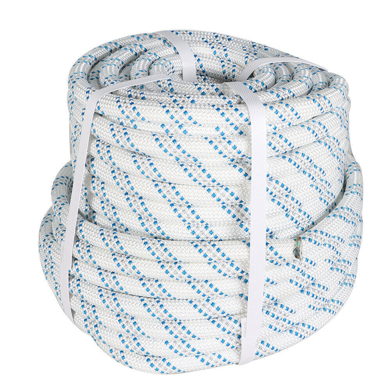 DURAFORCE 5/8" × 150' Double Braid Nylon Polyester Arborist Bull Rope Pulling Rigging Line