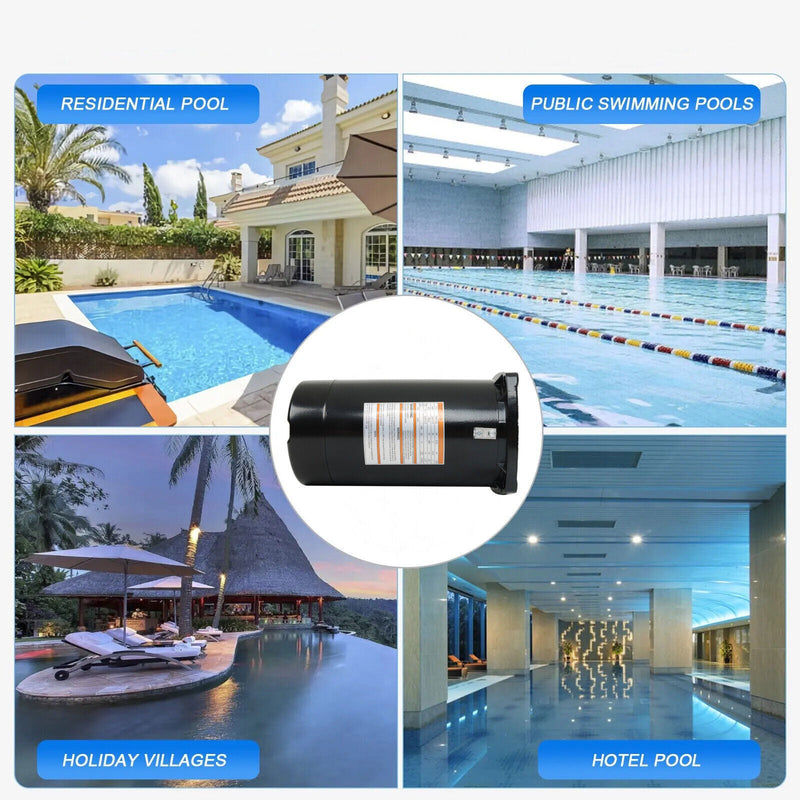 DURAFORCE Square Flange Swimming Pool Pump 3/4HP Pool Pump USQ1072 Pool Pump Motor