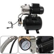 DURAFORCE 1.6HP 1320GPH 115V Shallow Well Pump Stainless Steel Pump With Pressure Tank