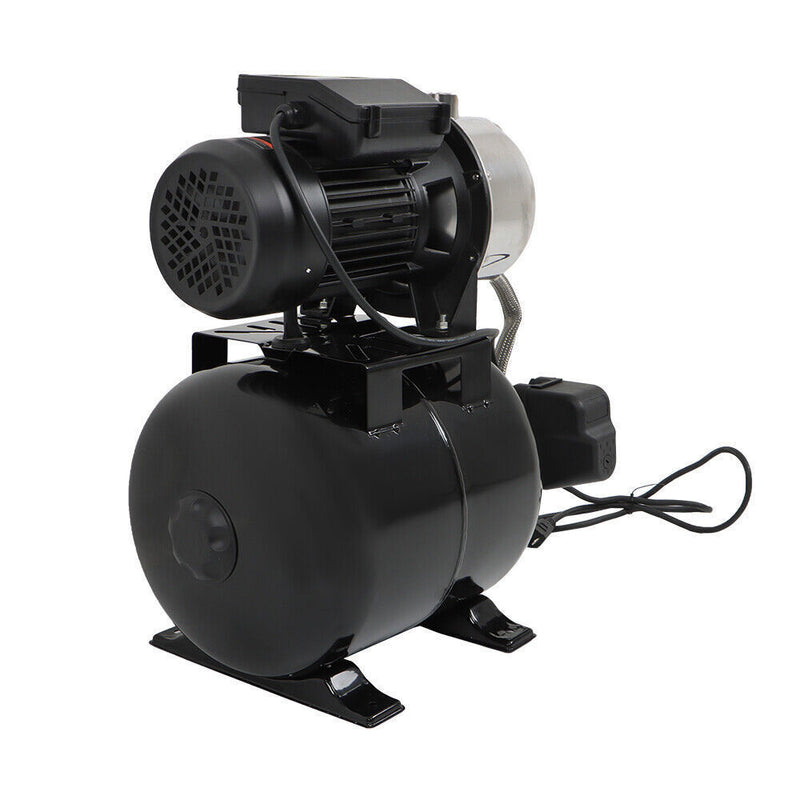 DURAFORCE 1.6HP 1320GPH 115V Shallow Well Pump Stainless Steel Pump With Pressure Tank