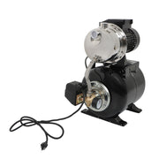 DURAFORCE 1.6HP 1320GPH 115V Shallow Well Pump Stainless Steel Pump With Pressure Tank