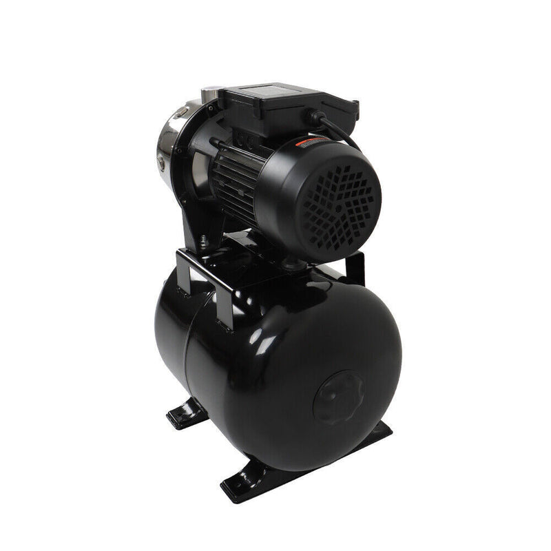 DURAFORCE 1.6HP 1320GPH 115V Shallow Well Pump Stainless Steel Pump With Pressure Tank