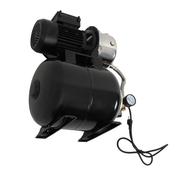 DURAFORCE 1.6HP 1320GPH 115V Shallow Well Pump Stainless Steel Pump With Pressure Tank