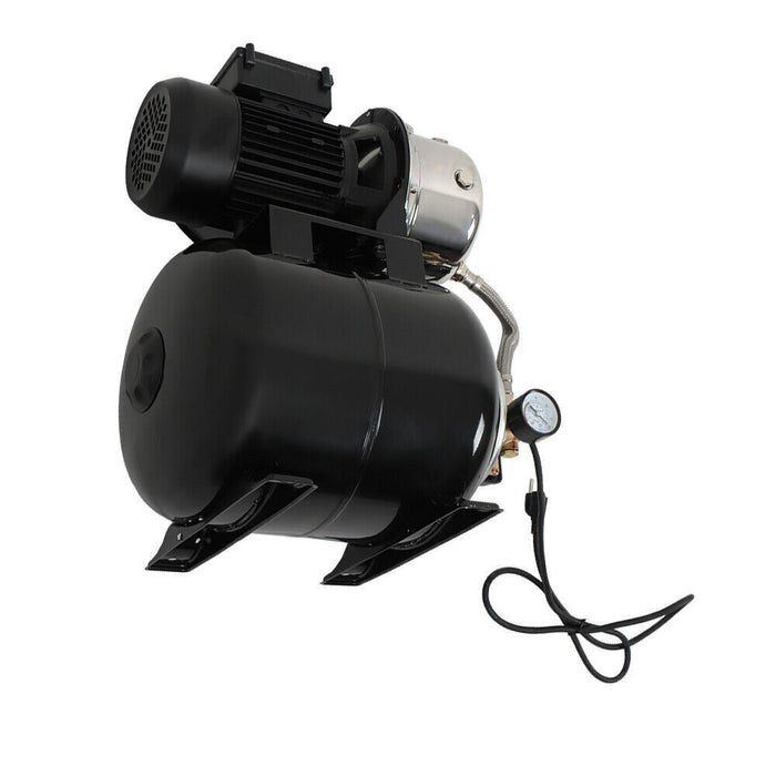 DURAFORCE 1.6HP 1320GPH 115V Shallow Well Pump Stainless Steel Pump With Pressure Tank