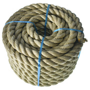 DURAFORCE Manila Rope 1"×50' PP 3 Strand Twisted Rope Arborist Bull Rope Climbing Rope