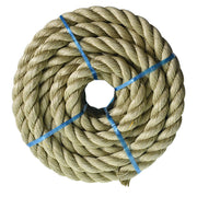 DURAFORCE Manila Rope 1"×50' PP 3 Strand Twisted Rope Arborist Bull Rope Climbing Rope