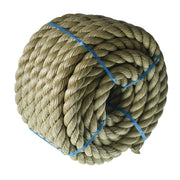 DURAFORCE Manila Rope 1"×50' PP 3 Strand Twisted Rope Arborist Bull Rope Climbing Rope