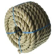 DURAFORCE Manila Rope 1"×50' PP 3 Strand Twisted Rope Arborist Bull Rope Climbing Rope